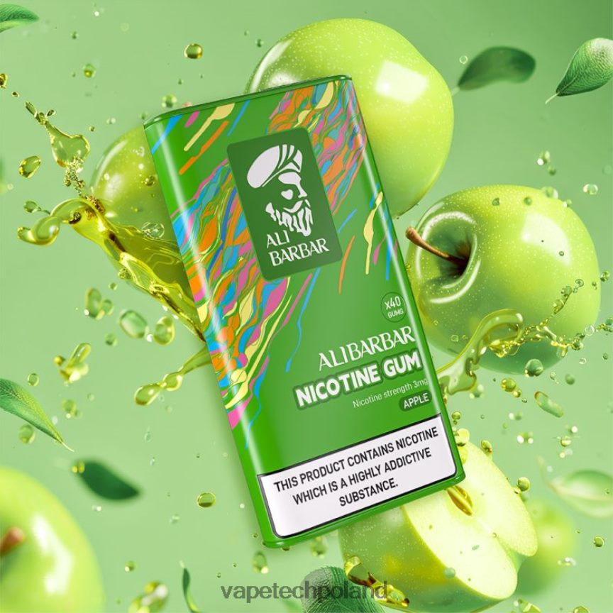 Vape Tech Poland - Alibarbar guma nikotynowa jabłko 48PF8698