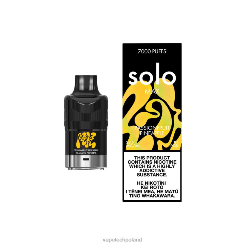 Vape Shop Warszawa - Solo MAX strąk 0PZD6H81 ananas z marakui