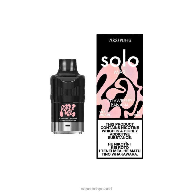 Vape Tech Poland - Solo MAX strąk 0PZD6H77 banan truskawkowy