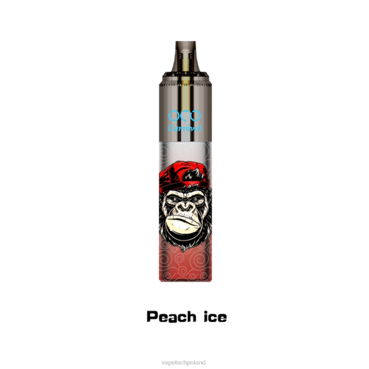 Vape Polska - lód brzoskwiniowy 8L6HD355 LAVIE OCO karnawał 10000 zaciągnięć