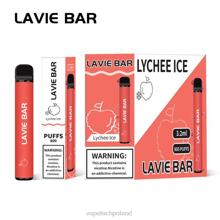 Vape Polska - lód liczi 8L6HD313 LAVIE BAR 800 zaciągnięć