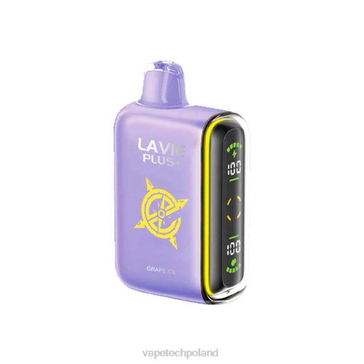Vape Polska - lód winogronowy 8L6HD103 LAVIE PLUS 15 000 zaciągnięć