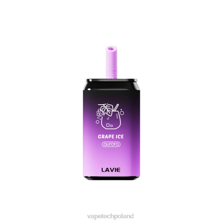 Vape Polska - lód winogronowy 8L6HD151 LAVIE Aurora 11 000 zaciągnięć