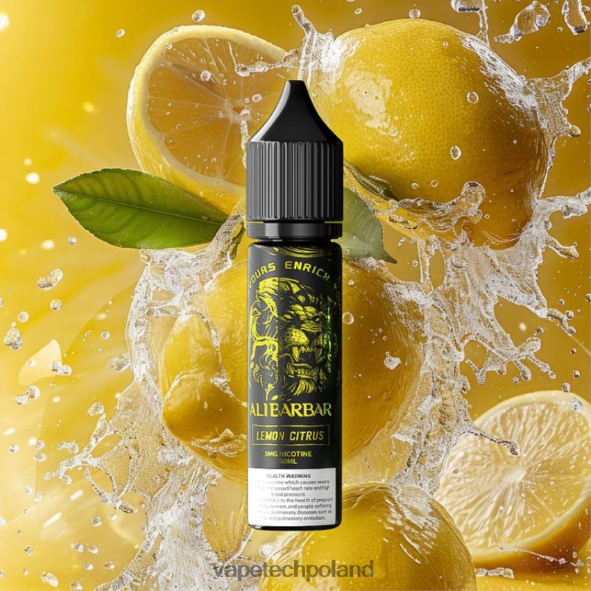 Vape Shop Warszawa - cytryna cytrusowa J28VRL15 Alibarbar Stacja dokująca do fajki wodnej z onyksu