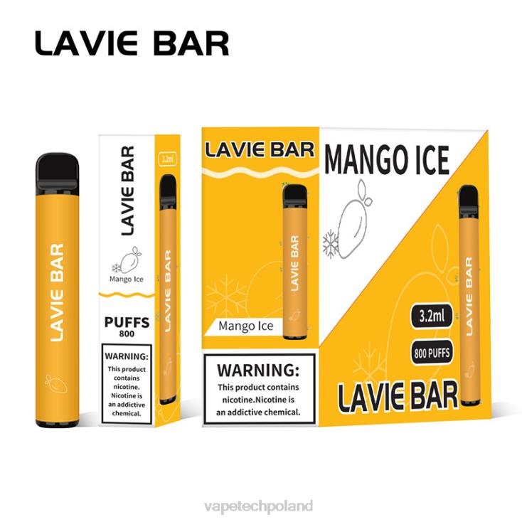Vape Shop Warszawa - lód mango 8L6HD309 LAVIE BAR 800 zaciągnięć
