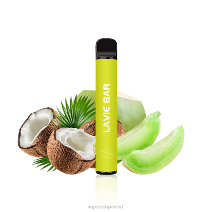 Vape Shop Warszawa - melon kokosowy 8L6HD324 LAVIE BAR Wersja 2% 800 zaciągnięć