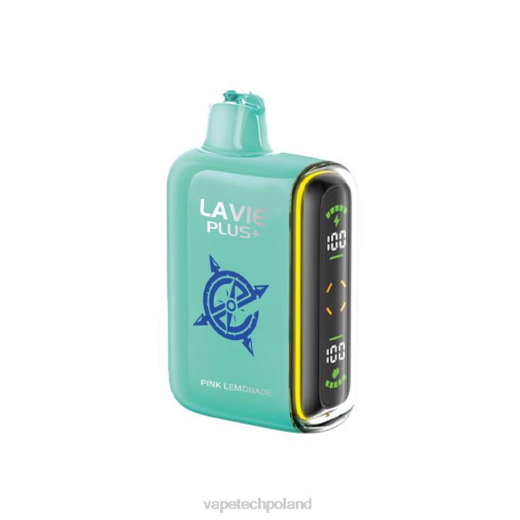 Vape Shop Warszawa - różowa lemoniada 8L6HD93 LAVIE PLUS 15 000 zaciągnięć