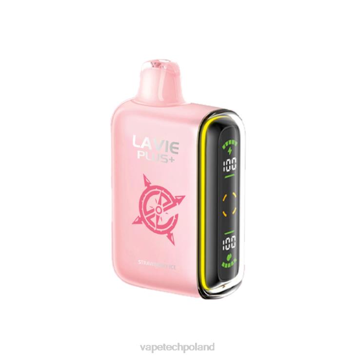 Vape Tech Poland - lód truskawkowy 8L6HD104 LAVIE PLUS 15 000 zaciągnięć