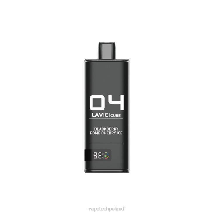 Vape Tech Poland - lód wiśniowo-jeżynowy 8L6HD38 LAVIE Cube 20 000 zaciągnięć