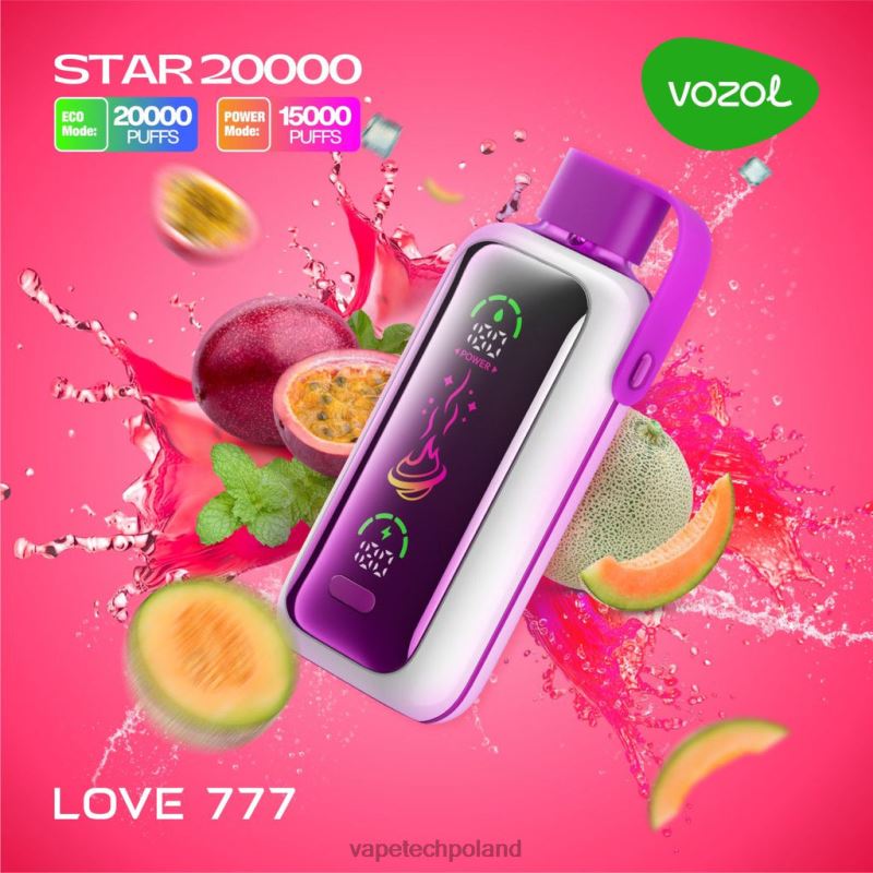 Vape Tech Poland - miłość 777 VOZOL STAR 20000 4LHF212