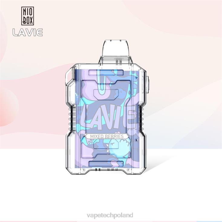 Vape Tech Poland - mieszane jagody 8L6HD197 LAVIE NIO BOX 9000 zaciągnięć