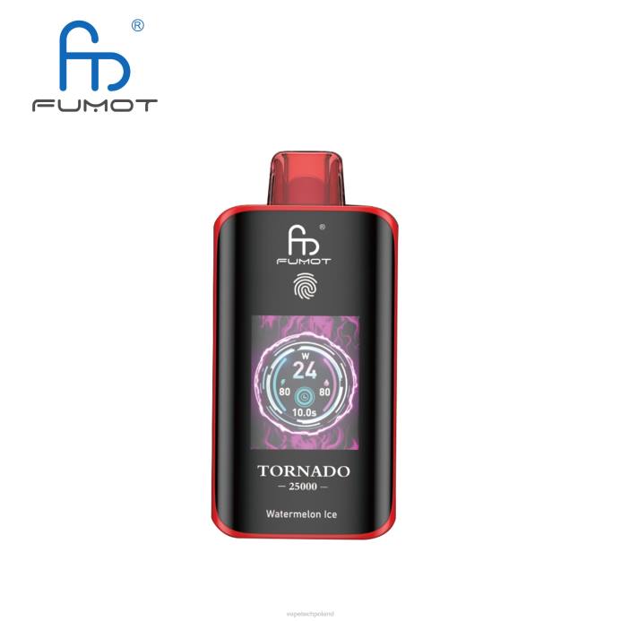 Vape Shop Warszawa - lód arbuzowy Fumot Tornado 25000 jednorazowych waporyzatorów 4NXP12