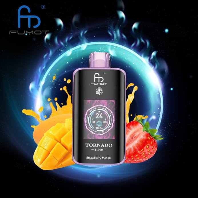 Vape Tech Poland - mango truskawkowe Fumot Tornado 25000 jednorazowych waporyzatorów 4NXP11