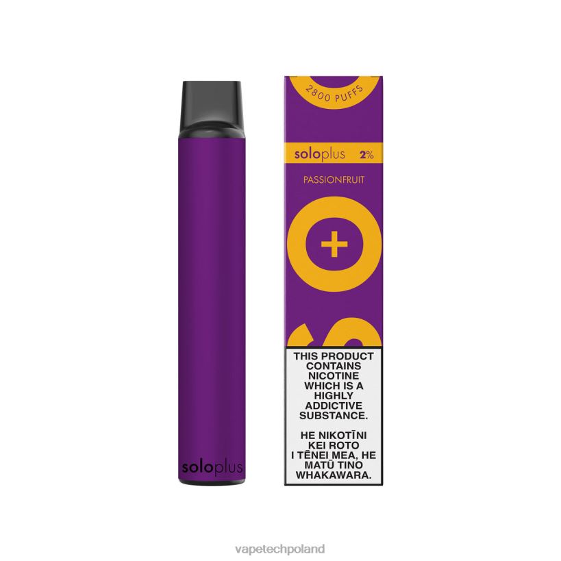 Vape Tech Poland - Solo Plus jednorazowy waporyzator 0PZD6H29 marakuja