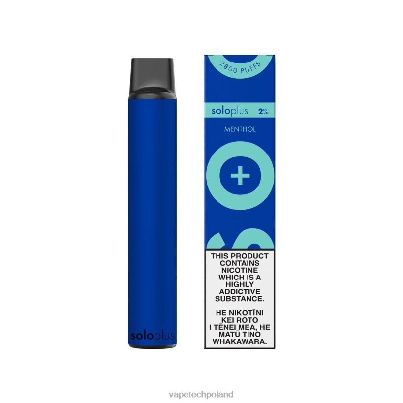 Vape Tech Poland - Solo Plus jednorazowy waporyzator 0PZD6H32 mentol