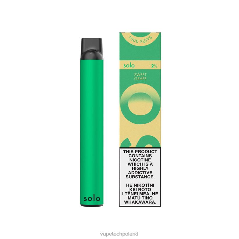 Vape Tech Poland - Solo jednorazowa kolekcja vape Paradise 0PZD6H20 słodkie winogrono