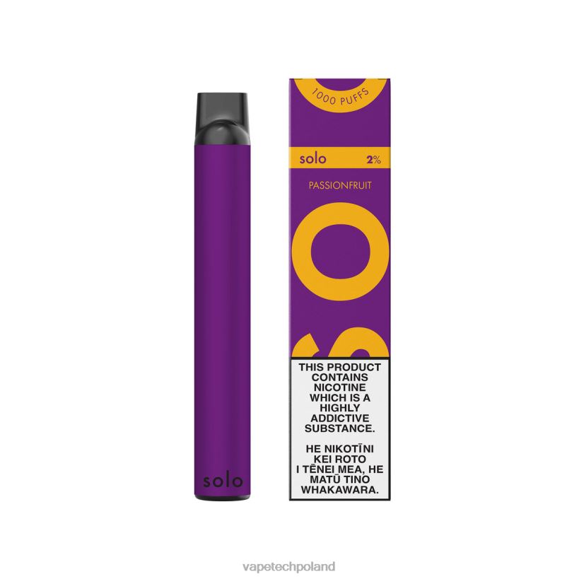 Vape Tech Poland - Solo jednorazowy waporyzator 0PZD6H14 marakuja