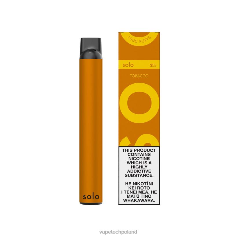 Vape Tech Poland - Solo jednorazowy waporyzator 0PZD6H17 tytoń