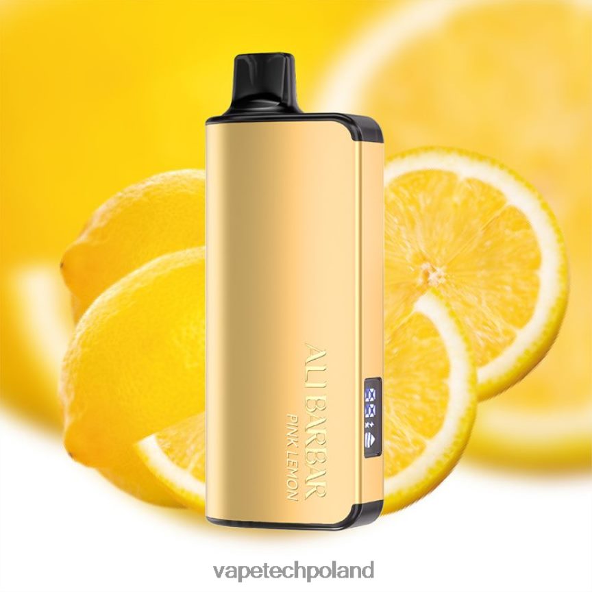 Vape Polska - Alibarbar Ingot 20000 jednorazowych waporyzatorów różowa cytryna 48PF8640