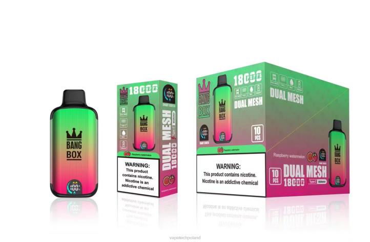 Vape Polska - Bang Box 18 000 zaciągnięć BJL897 arbuz malinowy