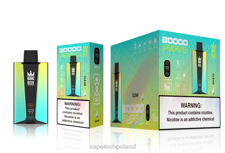 Vape Polska - Bang Box Inteligentny ekran o pojemności 30 000 zaciągnięć BJL876 jasne