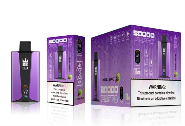 Vape Polska - Bang Box Inteligentny ekran o pojemności 30 000 zaciągnięć BJL885 podwójne winogrono
