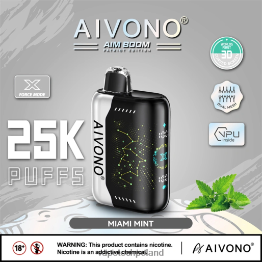 Vape Polska - Miętowa mięta Aivono AIM BOOM 25000 FHZ26349