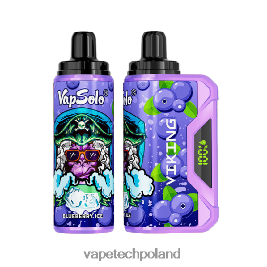 Vape Polska - Vapsolo VIKING jednorazowy waporyzator jagoda 48PF86148