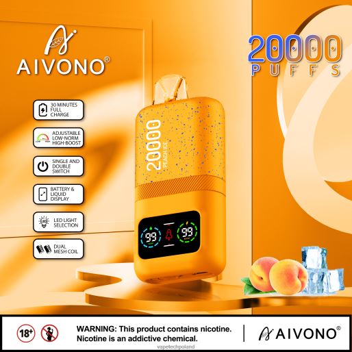 Vape Polska - lód brzoskwiniowy Aivono AIM magic 20000 FHZ2685