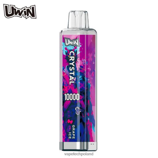 Vape Polska - lód winogronowy UWIN CRYSTAL 10000 jednorazowych waporyzatorów FHZ26367