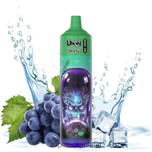 Vape Polska - lód winogronowy UWIN CRYSTAL Jednorazowy waporyzator za 35 tys FHZ26382