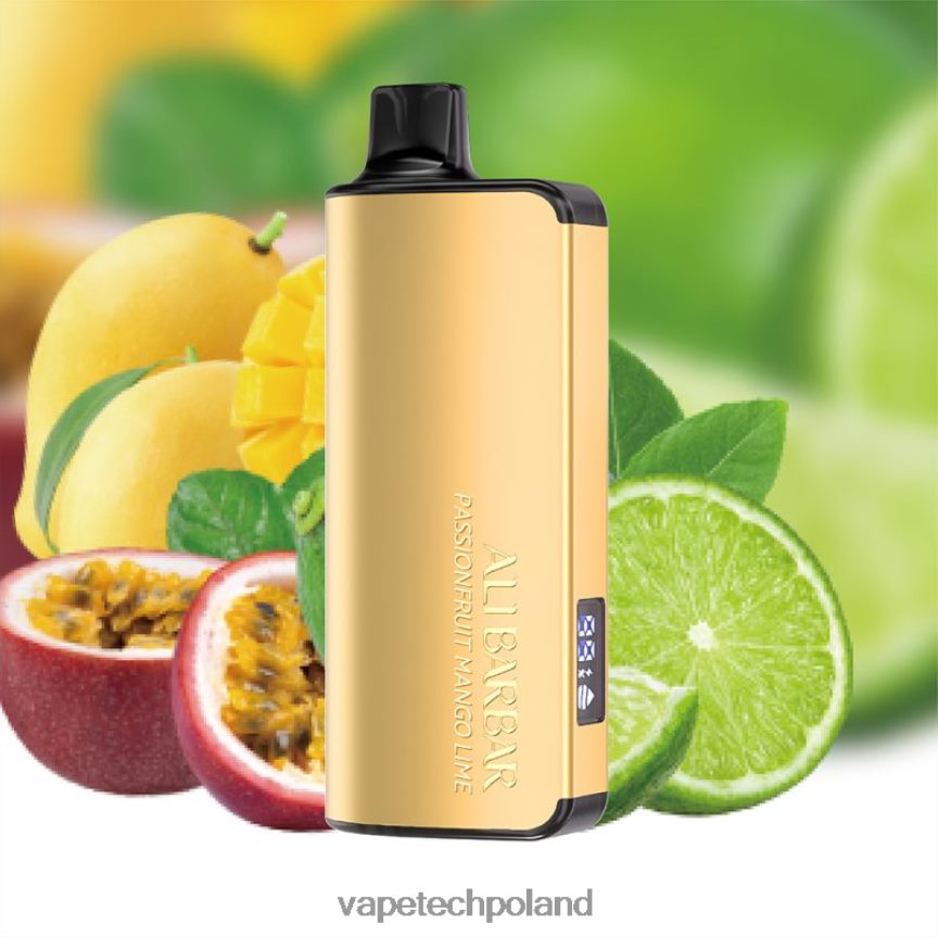 Vape Shop Warszawa - Alibarbar Ingot 20000 jednorazowych waporyzatorów marakuja, mango, limonka 48PF8639