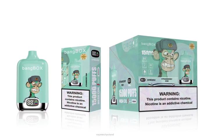 Vape Shop Warszawa - Bang Box 15 000 zaciągnięć BJL839 kiwi truskawkowe