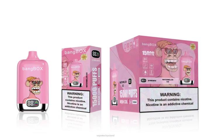 Vape Shop Warszawa - Bang Box 15 000 zaciągnięć BJL845 lód arbuzowy