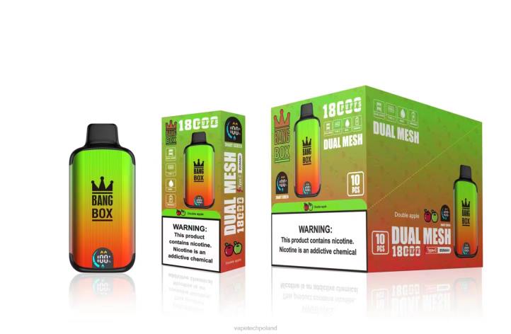 Vape Shop Warszawa - Bang Box 18 000 zaciągnięć BJL893 podwójne jabłko
