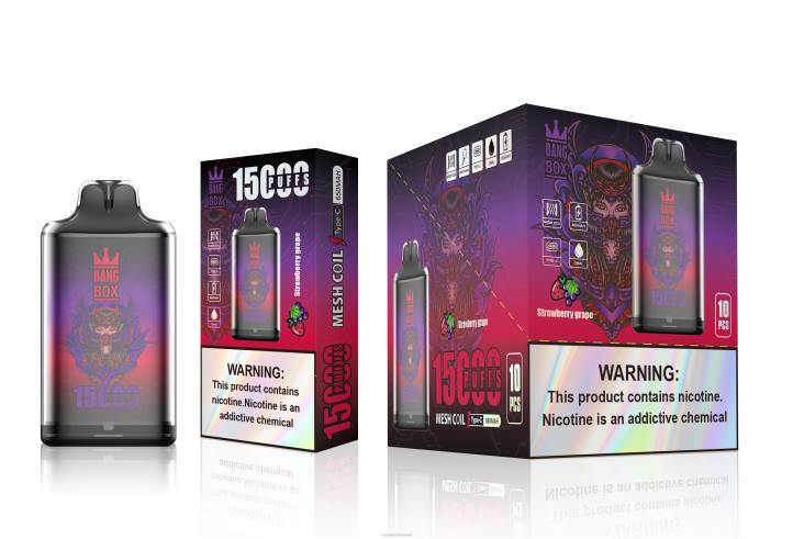 Vape Shop Warszawa - Bang Box s1-15000 zaciągnięć BJL8111 winogrono truskawkowe
