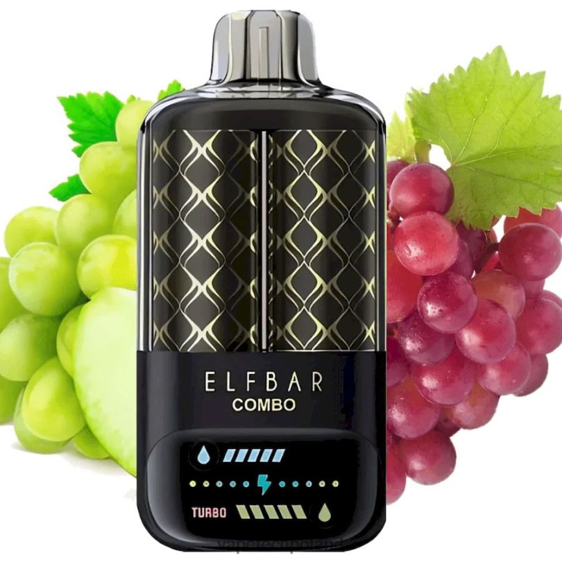 Vape Shop Warszawa - Elf Bar Combo 25000 zielone winogrona i winogrona F2T269