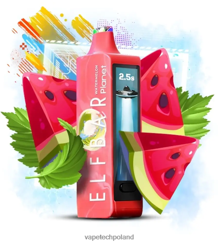Vape Shop Warszawa - Elf Bar Planet 25000 arbuz F2T2612