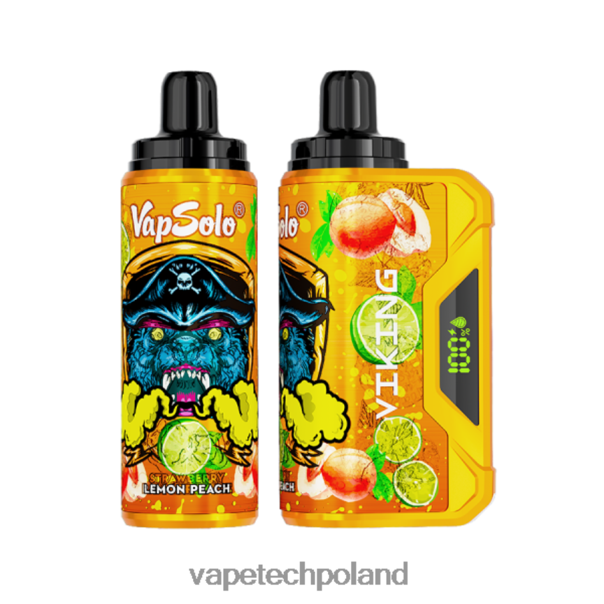 Vape Shop Warszawa - Vapsolo VIKING jednorazowy waporyzator cytrynowo-brzoskwiniowa 48PF86153