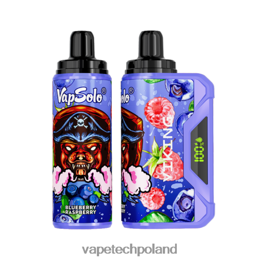 Vape Shop Warszawa - Vapsolo VIKING jednorazowy waporyzator jagoda malina 48PF86150