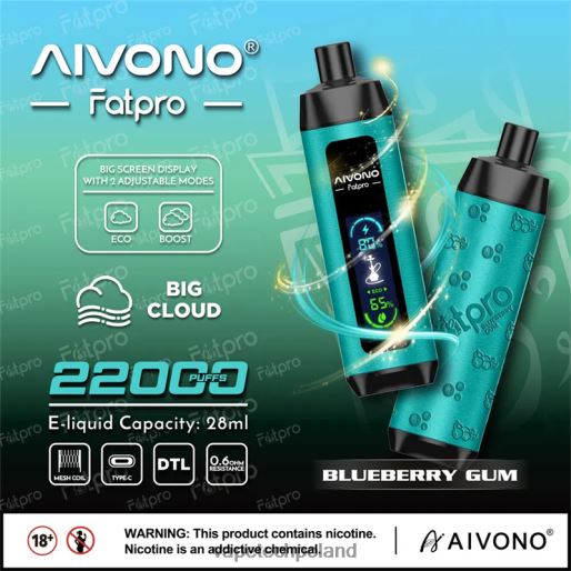 Vape Shop Warszawa - guma jagodowa Aivono Fatpro 22000 FHZ269