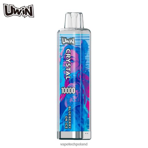 Vape Shop Warszawa - jagody na lodzie UWIN CRYSTAL 10000 jednorazowych waporyzatorów FHZ26369