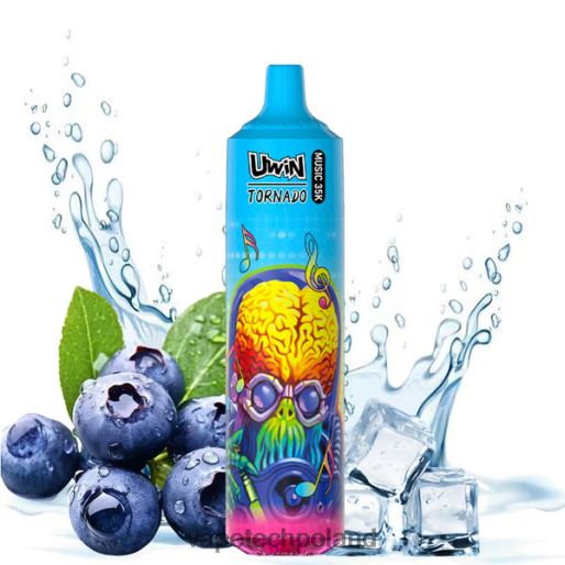 Vape Shop Warszawa - jagody na lodzie UWIN CRYSTAL Jednorazowy waporyzator za 35 tys FHZ26384