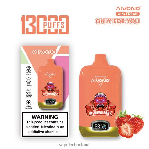 Vape Shop Warszawa - truskawka Aivono AIM FREAK 13000 FHZ26243