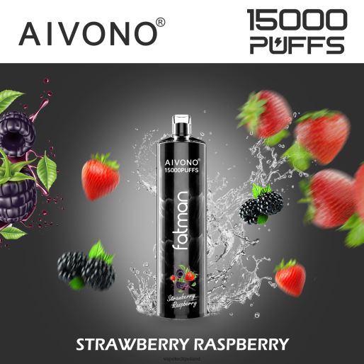 Vape Shop Warszawa - truskawka malina Aivono FATMAN 15000 FHZ2615