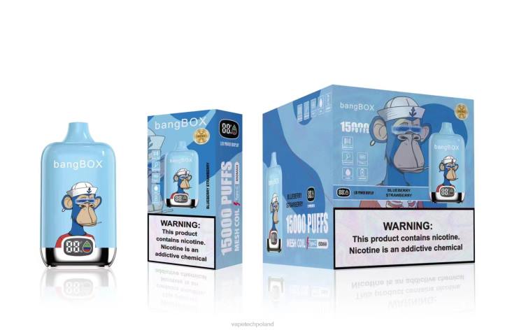 Vape Tech Poland - Bang Box 15 000 zaciągnięć BJL838 jagoda truskawka