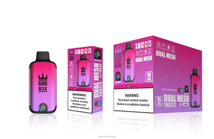 Vape Tech Poland - Bang Box 18 000 zaciągnięć BJL898 kwaśny lód malinowy