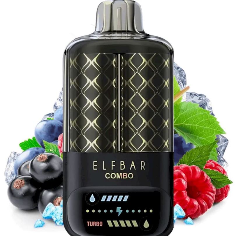 Vape Tech Poland - Elf Bar Combo 25000 czarna porzeczka, malina i winogrono F2T268