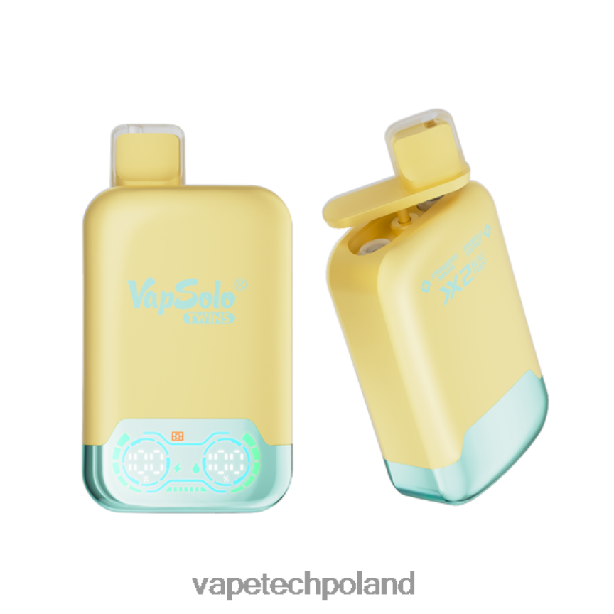 Vape Tech Poland - Vapsolo TWINS jednorazowy waporyzator ananas, kokos i truskawka, banan 48PF86143