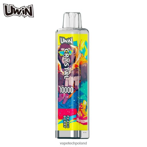 Vape Tech Poland - jagoda brzoskwiniowa UWIN CRYSTAL 10000 jednorazowych waporyzatorów FHZ26377
